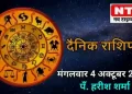 Today’s Horoscope 4rth October 2022