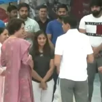 Wrestlers protesting