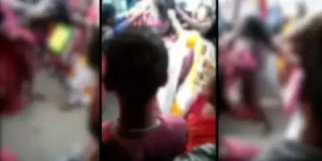 Saree torn stripped naked