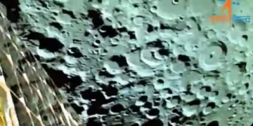 Image Captured by Chandrayaan-3