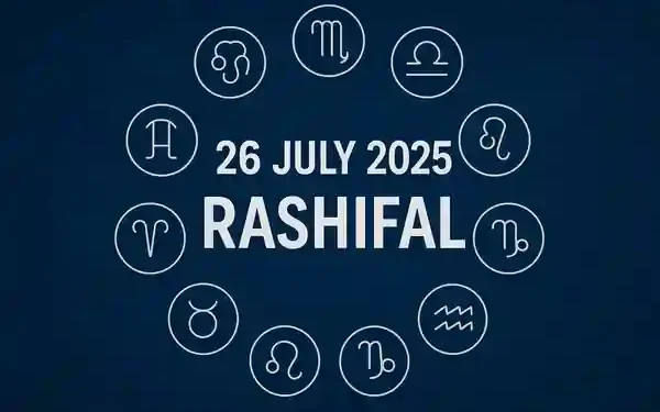 Today’s Horoscope 26 July 2025