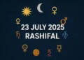 Today’s Horoscope 23 July 2025