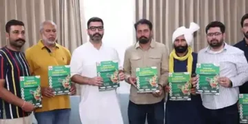 कृषि मेले के पोस्टर का सिरसा के विधायक गोकुल सेतिया द्वारा विधिवत विमोचन किया गया