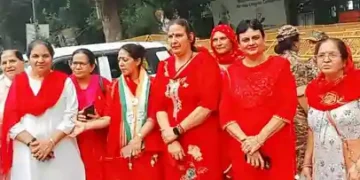 भारतीय महिला कांग्रेस ने भाजपा के खिलाफ नई दिल्ली में हल्ला बोला