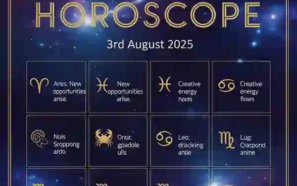 Today’s Horoscope 3 August 2025