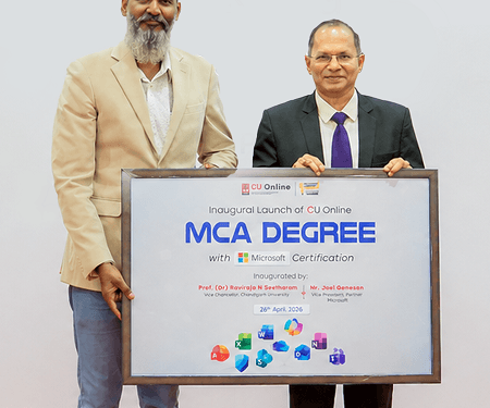 Chandigarh University MCA Online Students to Undergo Microsoft Certifications for Better Employability & Industry Readiness