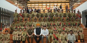 Lt General KJS Dhillon Says He Leaves as a Better Person, Applauds Discipline, Energy, and NCC Spirit at Galgotias University