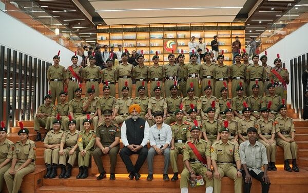Lt General KJS Dhillon Says He Leaves as a Better Person, Applauds Discipline, Energy, and NCC Spirit at Galgotias University