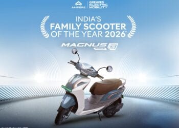 Ampere Magnus G Max by Greaves Electric Mobility Wins Family Scooter of the Year at Times Drive Auto Summit and Awards 2026