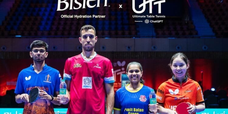 Bisleri International Partners with Ultimate Table Tennis as Official Hydration Partner for the Second Year