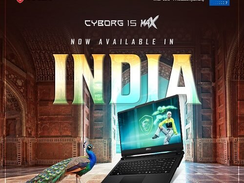 MSI Announces Official Availability of the Cyborg 15 Max Gaming Laptop Series in India