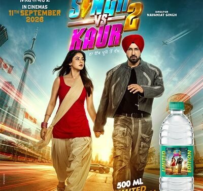 Punjabi Cinema Meets Everyday Hydration as Bisleri Unveils Singh vs Kaur 2 Limited-Edition Packs