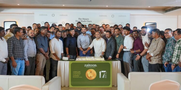 Zaitoon Honours Over 210 Long-Serving Employees with Gold Coins and Motorcycles on its 17th Anniversary